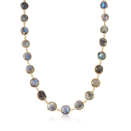 Ross-Simons Labradorite Necklace in 18kt...
