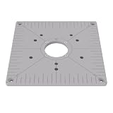 PRIWAS piastra di inserimento compatibile con Bosch POF 1200 AE/1400 ACE
