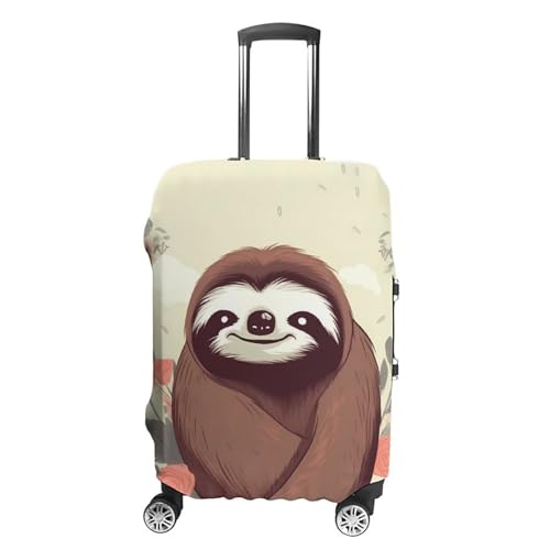 Carry on Luggage Cover You Are Awesome Sloth Suitcase Covers for Luggages Tsa Approved Travel Luggage Sleeve Protector Elastic Suitcase Protector Anti-Scratch Washable Fits 19-30 Inch Case -XL