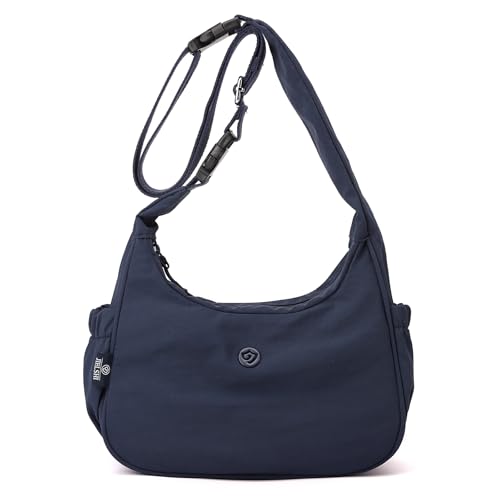 Image of JANKS Large Crossbody Bag for Women Fabric Nylon Casual Commuter Trendy Fashion Hobo Shoulder Ladies Travel Handbag
