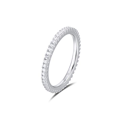 Bague de fiançailles Quiges argent 925 sublime pour sublimer vos tenues chic