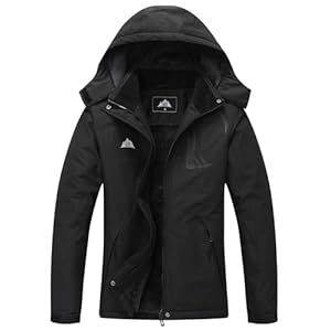 MOERDENG Women’s Grey Winter Ski Jacket