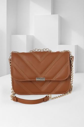 Image of Van Heusen Women's Classic Sling Bag |Textured Sling Bag | Bags for Ladies