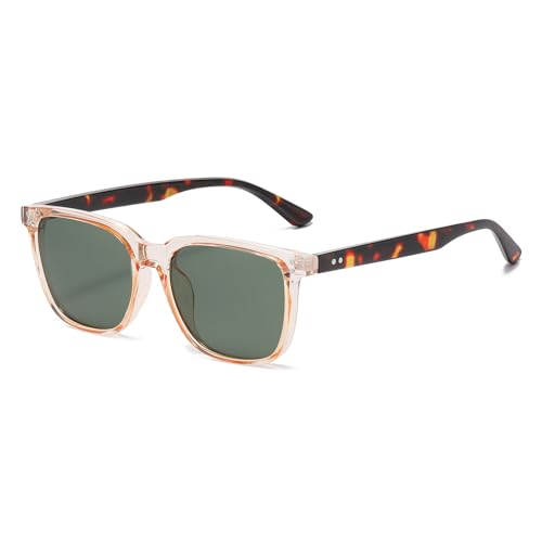 Image of Gleyemor Polarized Mens Square Sunglasses UV400 Protection Sun Glasses