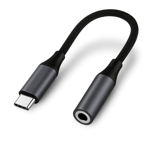 Image of Type C to 3.5mm Earphone Jack Dongle | Premium Audio Adapter | Supports iPhone 15 /16 Series, iPad Pro /Air USB-C, MacBook Pro /Air, iMac (USB-C Ports)