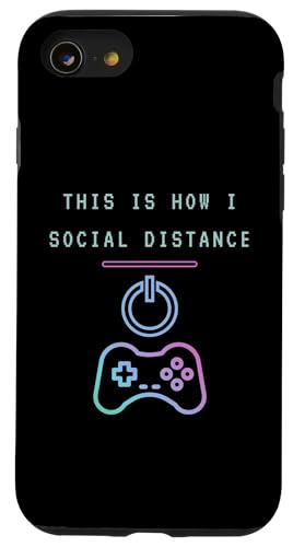 This Is How I Social Distance Funny Console Gamer Controller �X�}�z�P�[�X iPhone SE (2020) / 7 / 8 �p