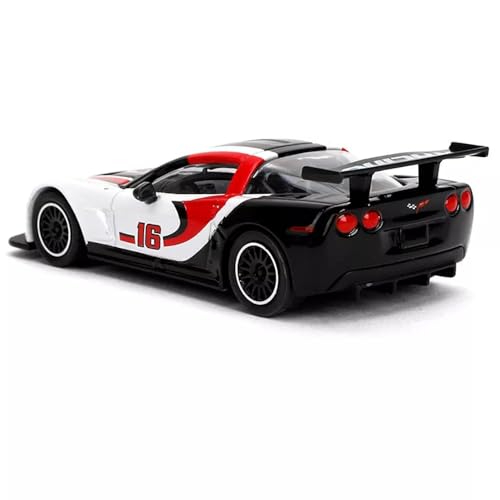 Modelo a escala 1:64 Chevy Corvette C6R Majorette miniatura 3
