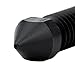 M6 High Temperature High Flow Hardened Steel Nozzle 0.4mm Compatible with 1.75mm 3D Printer Volcano Hotend Heat Block Sidewinder X1 X2 AC Vyper Kobra Max Print PEI PEEK Carbon Fiber (0.4mm)