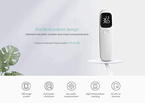 ALICN Non-Contact Infrared Forehead Thermometer Gun with LED Display,Digital Medical Ear Household Thermometer, Smart Sensor Gun for Infants and Adults(Delivery Time: 3-7 Days CA in Stock) - Thumbnail 4