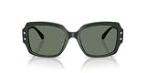 Características del marco: MK2233B Châtel cuenta con un marco rectangular Bosco y lentes sólidos verdes.