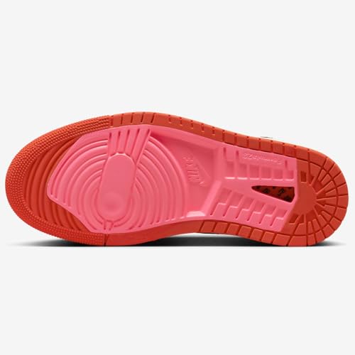 NIKE Air Jordan 1 Zoom CMFT 2 Women's Shoes (DV1305-206, Cacao Wow/Black/Hyper Pink/Picante Red) Size 5.54