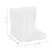 DECORNIJIA 10pcs White Epe Pearl Cotton Packaging Corner Protectors 80x80x80mm Foam Edge Guards for Shipping Boxes Furniture Frame Corner Guards Packing for Industrial Use
