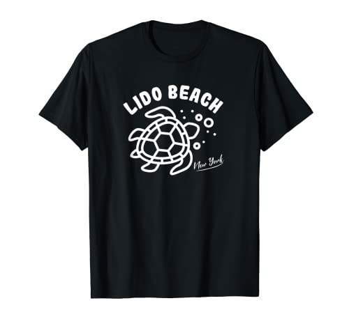 Lido Beach New York Sea Turtle Souvenir T-Shirt