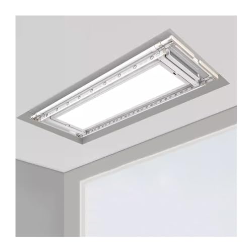 Tendedero de Ropa eléctrico Invisible para balcón, Ultrafino, con Control Remoto, para el hogar, con Varilla de enfriamiento automática Oculta, para Techo (Color: A)