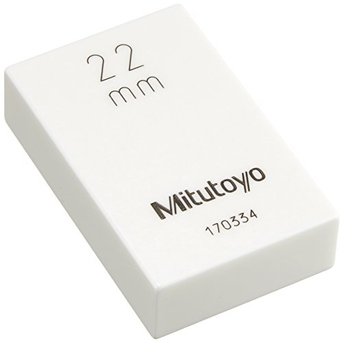 ミツトヨ(mitutoyo) レクタンギュラゲージブロック セラミックス製 1級 22mm 613632-03