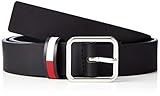 hilfiger gürtel damen weiß  Tommy Jeans Damen Tjw Flag Inlay 3.0 Gürtel, Schwarz (Black Bds), 85
