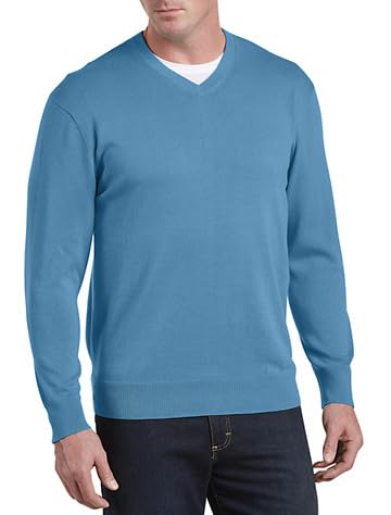 Harbor Bay by DXL Men's Big and Tall V-Neck Pullover