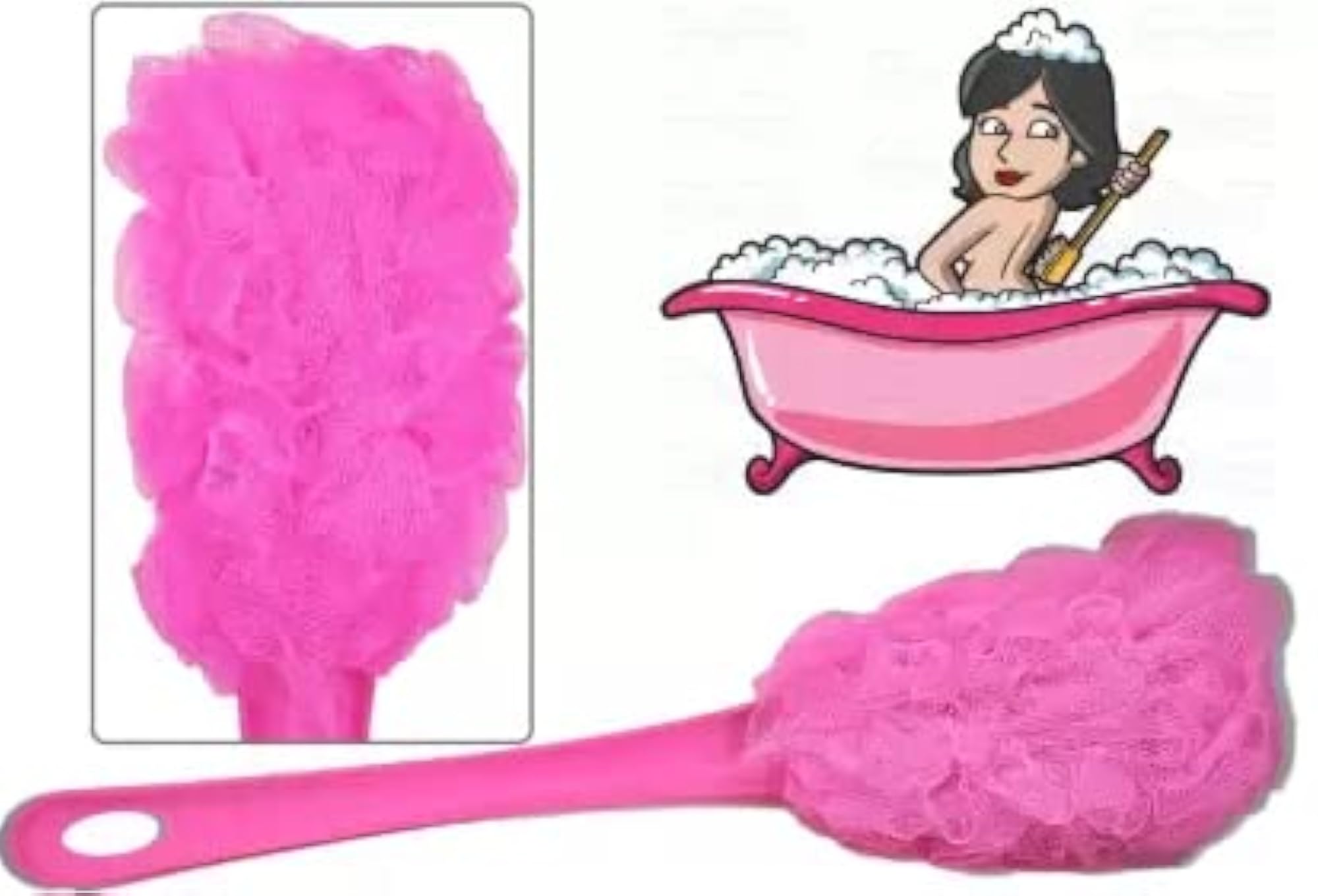 Bath Loofahs Shower Puff, Pack of 2, Gift for Her