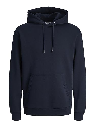 Jack & Jones Felpa con Cappuccio Uomo, Marino, M