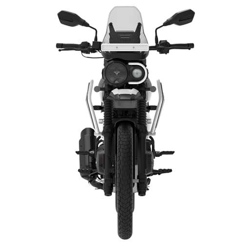 Image of YEZDI Adventure Disc Bike Glacier White Spoke Wheels Booking for Ex-Showroom Price