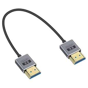 Cratree Short HDMI Cable 1FT - 8K High Speed HDMI Cable,48Gbps,8K 60hz,4K 120hz