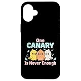 One Canary Is Never Enough Birds ペット愛好家 スマホケース iPhone 16 Plus 用