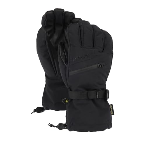 Burton Men’s Gore-TEX Insulated Gloves – Waterproof Winter Snowboard Gloves – True Black,...