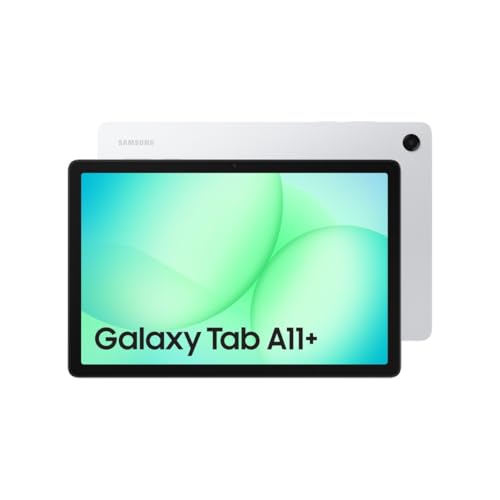 Samsung Galaxy Tab A11+, Tablet Android, WiFi, 8GB RAM, 256GB, 11.0' 90Hz Display, Silver [Versione...