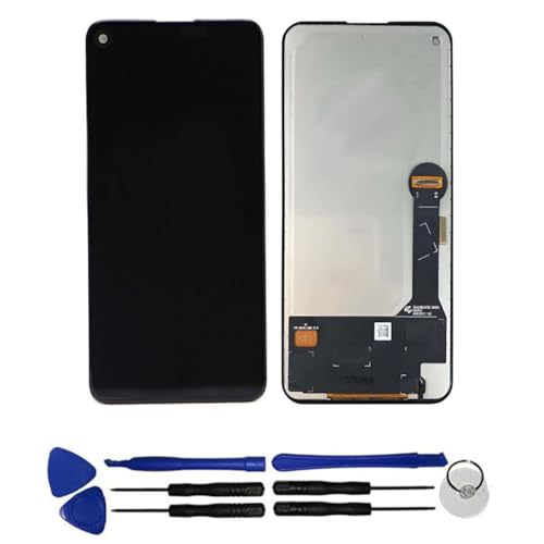 OYOGOYOG �g�ѓd�b�C���p�[�c For Google Pixel 4a 4G, G025J, GA02099, G025N LCD ��ʏC�������p �^�b�`�p�l�� �t���p�l�� �K���X �X�N���[���C���p�[�c �f�W�^�C�U �C���H��Z�b�g�t��(��)