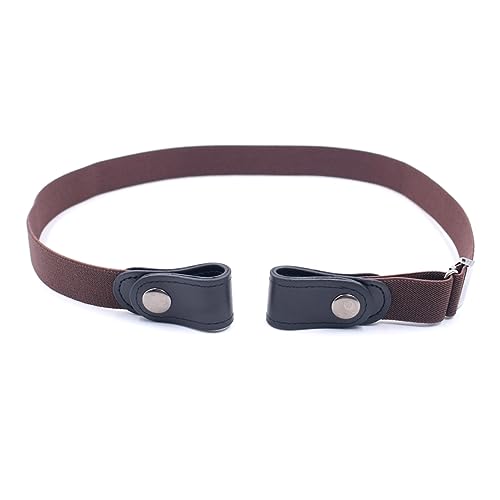 LIFKOME Stretch Waist Belt Buckle Belt Elastic Belt Without Buckle Belts for Jeans Pant Invisible Belt Mens