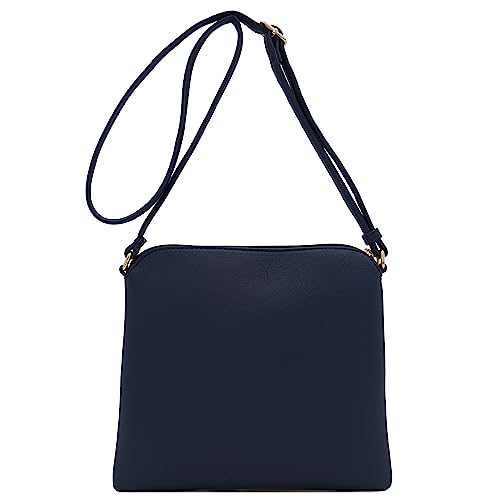 Image of DELUXITY Lightweight Medium Crossbody Bag with Tassel
