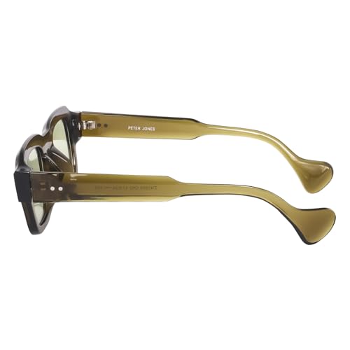 Image of Peter Jones Lenses Unisex Broad Frame Square UV /UB Protected Non-Polarized Sunglasses Medium (3809)