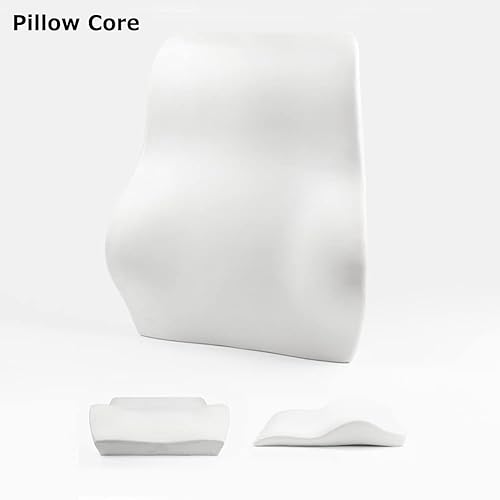 Miniatura 6 de Almohada de apoyo lumbar para silla de oficina, respaldo de espuma viscoelástica, cojín de respaldo para silla de oficina, mejora la postura