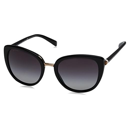 Bulgari 0BV8177 501/8G 53 Gafas de sol, Negro (Black/Gradient), Unisex-Adulto