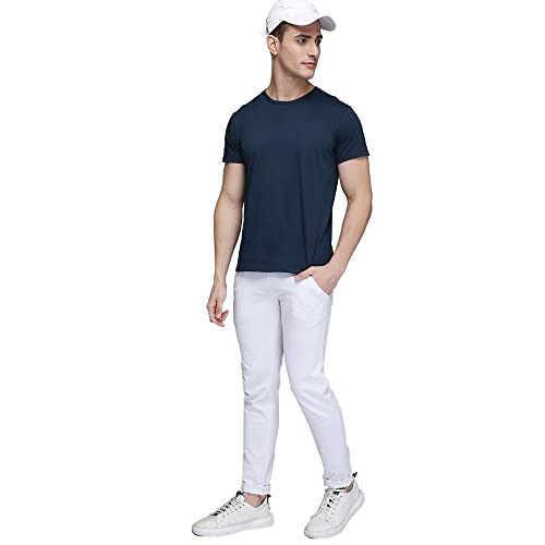 Image of Free Authority Men's Solid Regular Fit T-Shirt
