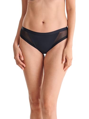 Lisca Slip Sia | Klassische Damen Slip Form | Clean-Cut Beinausschnitte | Po bedeckt, Nicht umschlossen | 38 Black
