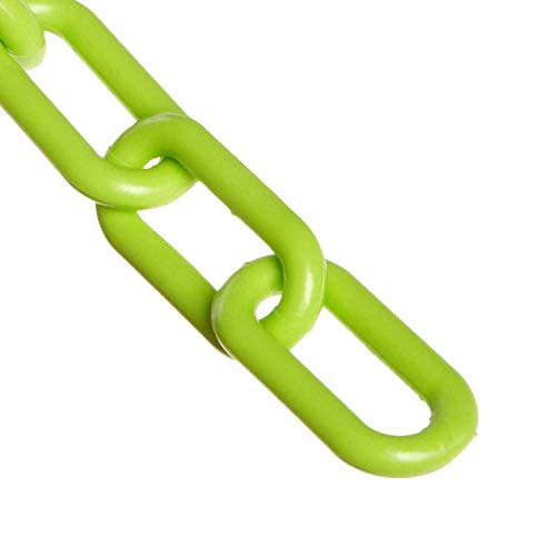Mr. Chain 2" x 300' Safety Green Heavy Duty Plastic Safety Chain 51014-300 - 1 Each
