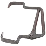 SHINEOFI Heavy-Duty Large Stainless Steel Ice Block Lifter Tong for Industrial Ice Factory Use Outdoor Tool Suitable for and Material Handling