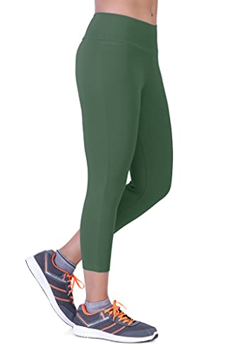 Image of Women's Active Power Stretch Yoga Capri