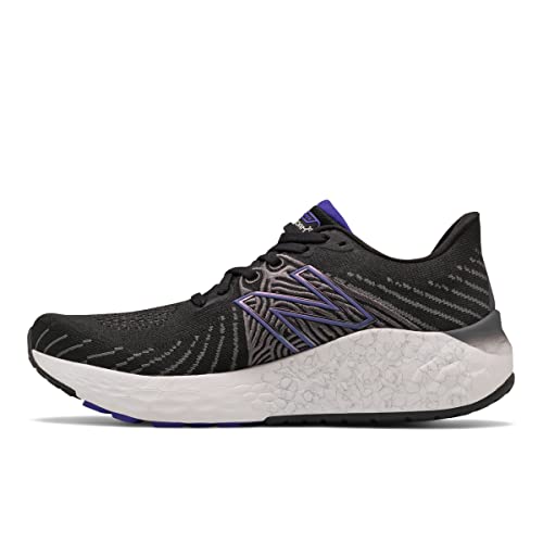 New Balance Men's Fresh Foam X Vongo V5 Running Shoe, Black/Deep Violet, 13