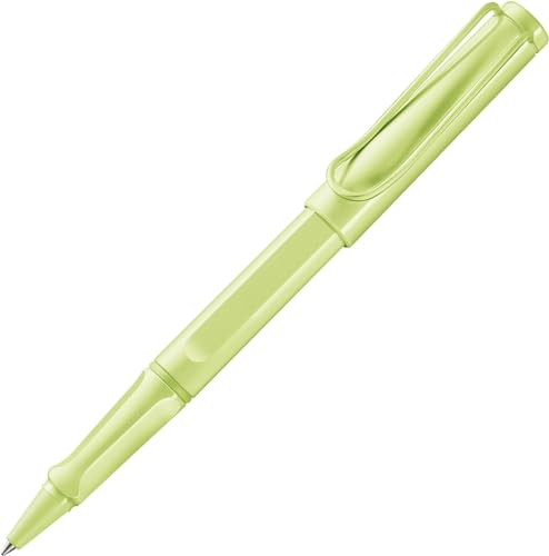 Image of Lamy Safari Spring Green Roller Ball Pen with Medium M63 black refill