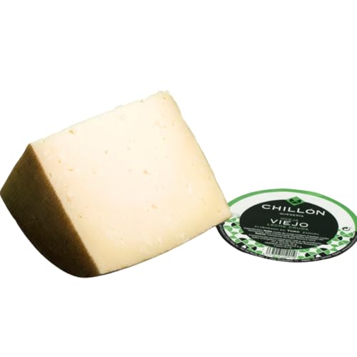 Queso de Oveja Viejo Leche Cruda (Mín. 7 Meses) | Cuña 600g | Queso Chillón de Toro | Artesano Zamorano | Envasado al Vacío | Sabor Añejo y Tostado
