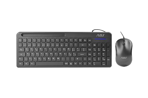 Tipo di dispositivo: USB Pure Keyboard + 6D Ergonomic Mouse Interfaccia PC: USB Collegamento Senza Fili: No Standard Lingua: Italiano Tasti WIN: SI Numero Tasti: 113 Risoluzione del mouse: 1000 DPI Dimensione della tastiera: 380x148x21mm Slot per Tablet e Smartphone, oppure penna touch screen Cavo USB da 1.5M Incisione laser dei tasti per una maggior resistenza all’usura Dimensione del mouse: 105x58x35mm