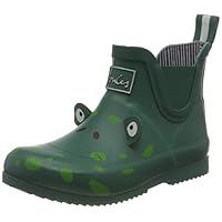 Joules Girls Rainboots Rain Boot, Green Frog, 10 Little Kid