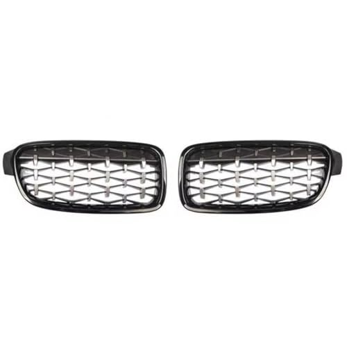 Cubierta de antiniebla BlackSilver para rejilla de coche Serie 3 F30 320i 325i