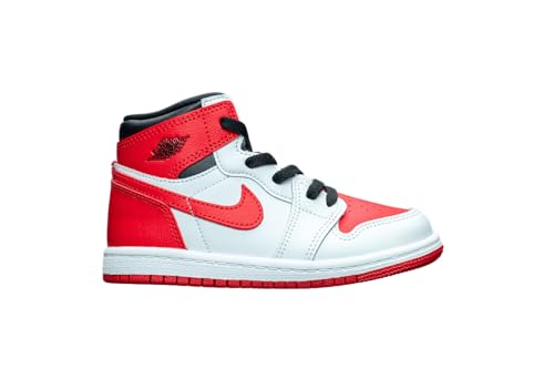 Jordan Baby Boy's 1 Retro High OG (Infant/Toddler) White/University Red/Black 5 Toddler M