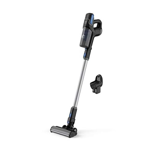 Rowenta X-pert 160 RH7221WO Aspiradora de mano sin cable, cabezal alta succión con LED y cepillo motorizado, batería Ion-litio 22 V larga duración, hasta 45 min, sin bolsa, para suelos, zonas altas