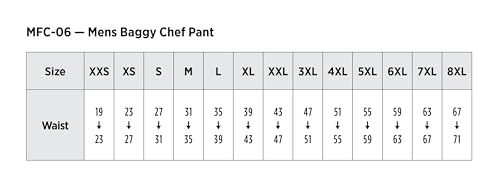 Chef Designs Men's Baggy Chef Pant