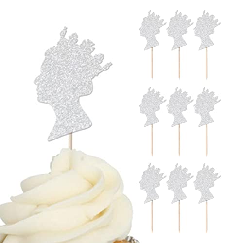 10 peças de topo de bolo bandeira Union Jack | Union Jack Cake Decorations Patriotic British Cake Pi