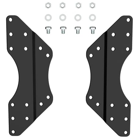 Pholiten VESA Conversion Plate VESA Adjustable Adapter for Monitor Arm TV Wall Mount VESA Extension Panel Convertible Dimensions 100x150/150x100/100x200/200x100/150x150/150x200/200x150/200x150/200x200 Cover